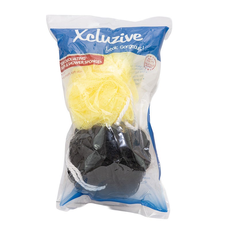 Xcluzive Exfoliating Gloves 2 Pcs & Bath Sponges 2 Pcs Asstd X2 Value Pack - Image 5